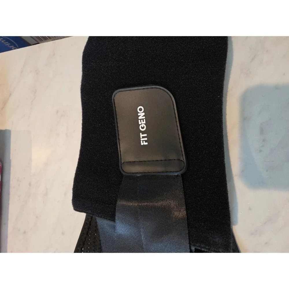 Fit Geno 2 In 1 Back Brace And Posture Corrector Size Medium Black.    0118